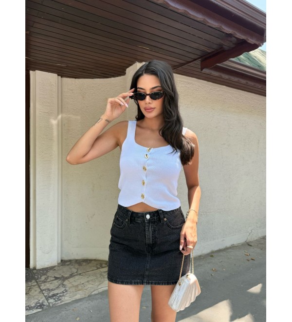 214304 BEYAZ BLUZ TRİKO