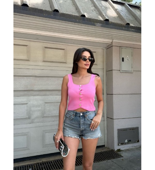 214305 PEMBE BLUZ TRİKO
