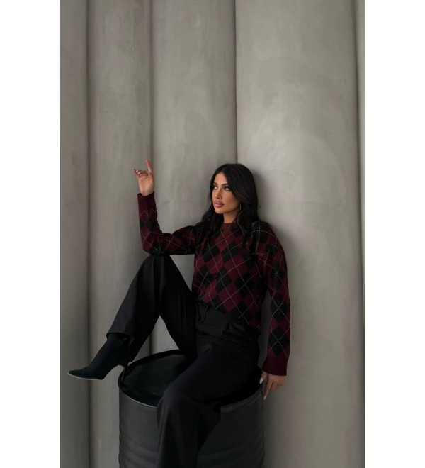 214374 RENKLİ KAZAK TRİKO