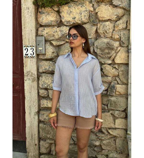 214443 MAVİ GÖMLEK