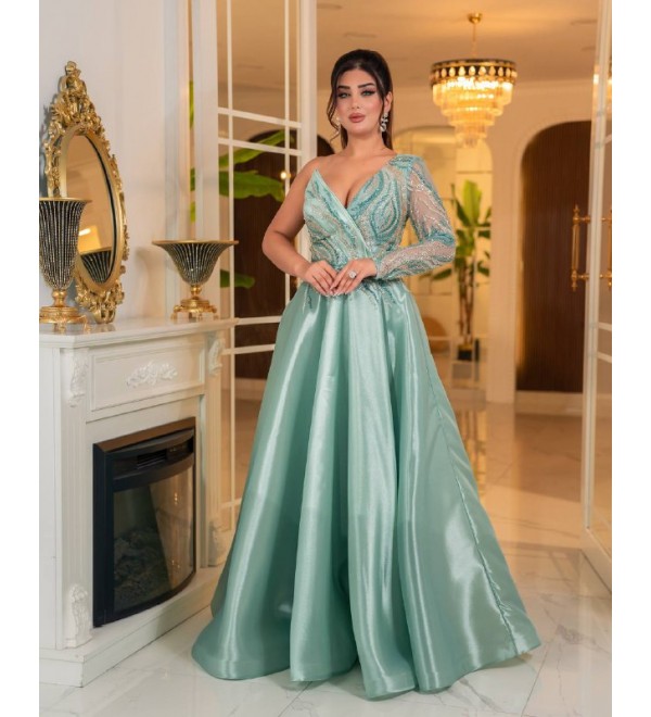 214527 SU YEŞİL ABİYE SATEN