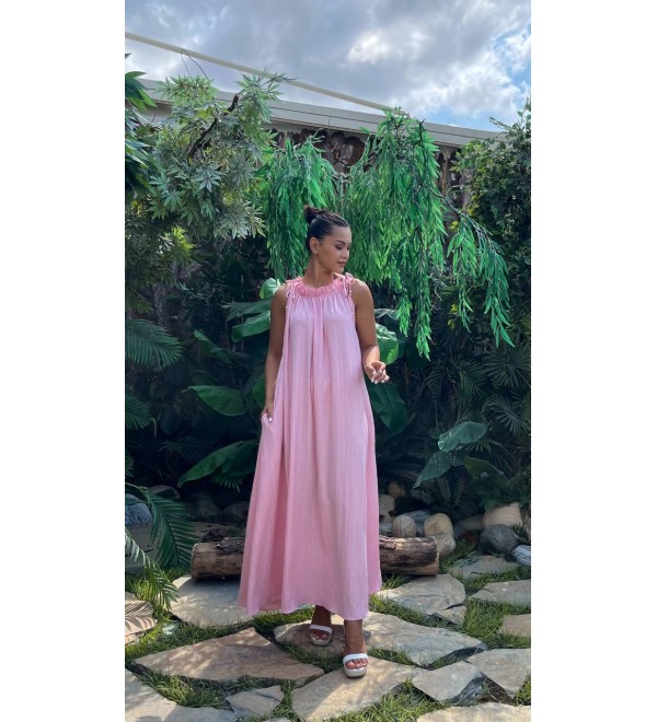 214628 PEMBE ELBİSE