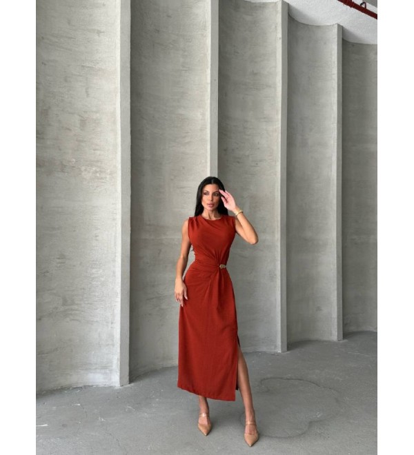 214726 BORDO ELBİSE