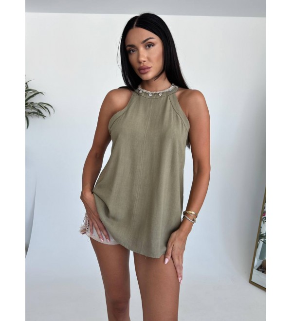 214819 HAKİ BLUZ