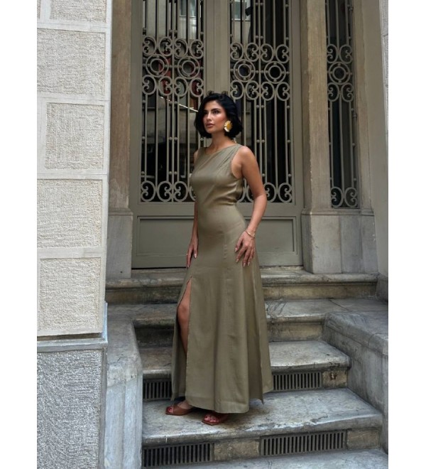 214850 KHAKI DRESS X