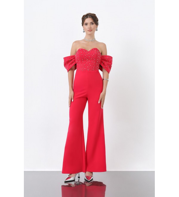 214976 KIRMIZI ABİYE TULUM
