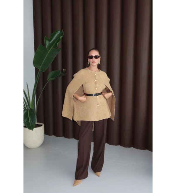 215043 BEJ BLUZ TRİKO