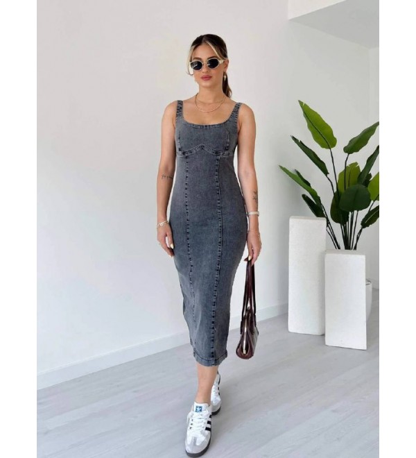 215085 Larcivet DRESS Denim