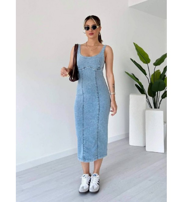 215086 BLUE DRESS Denim