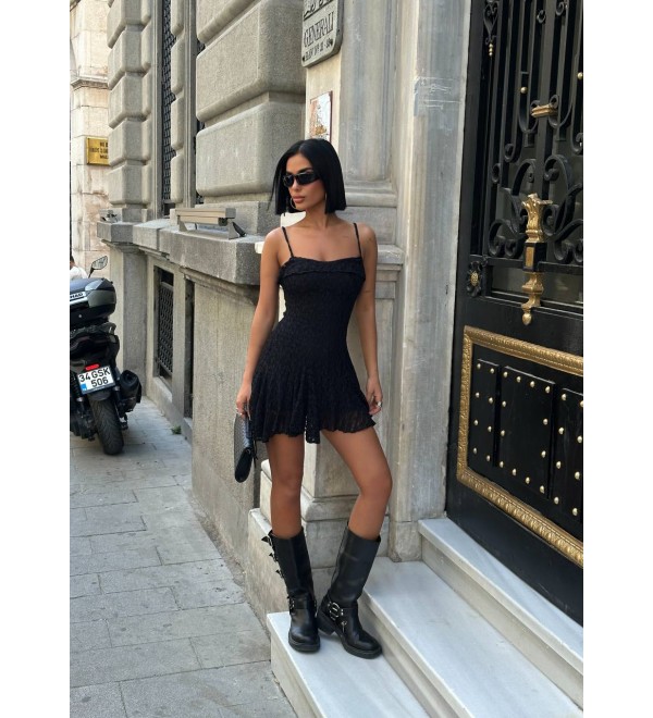 215182 BLACK DRESS