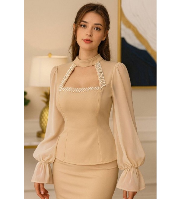215406 STONE BLOUSE