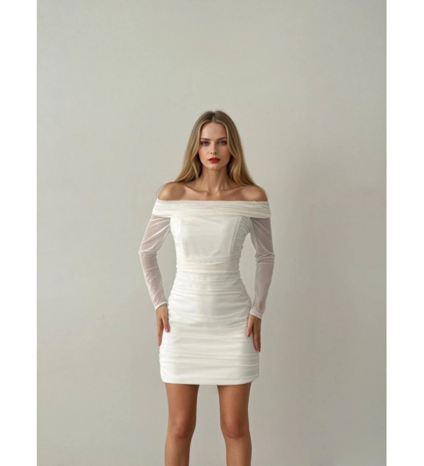 215499 BEYAZ ELBİSE