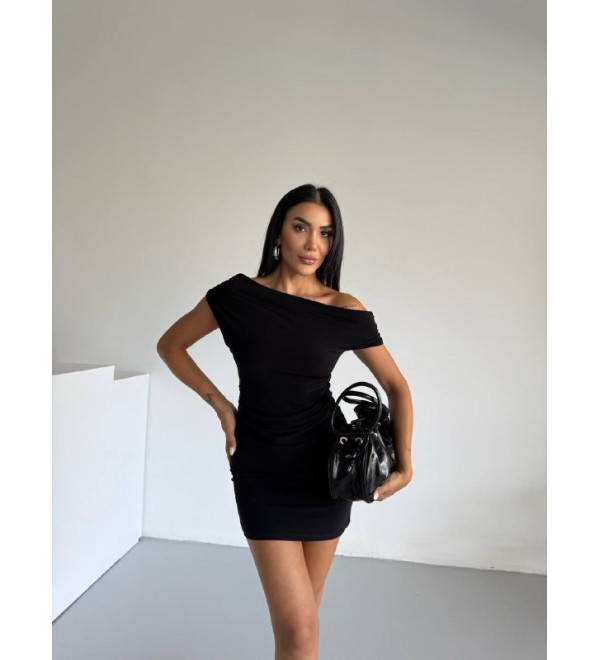 215667 SİYAH ELBİSE SANY KUMAŞ