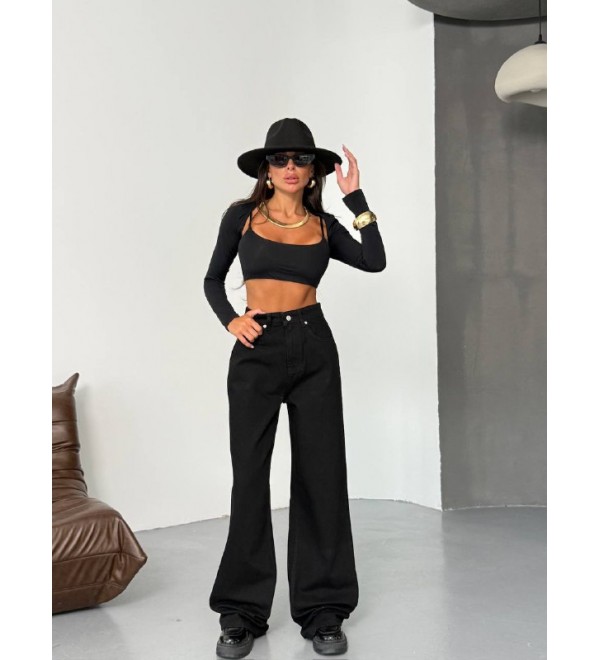 215706 SİYAH KOT PANTOLON DENİM